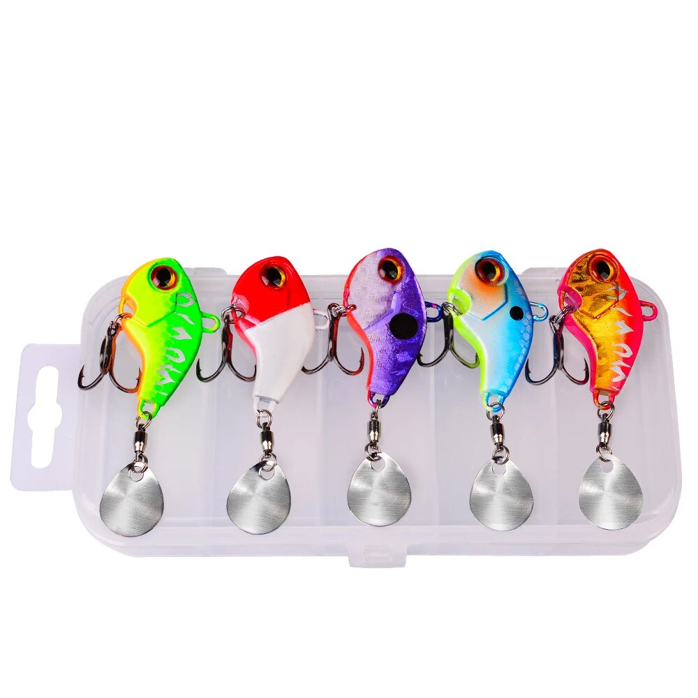 Fishing Lure Spoon - 5 Teile/schachtel Angeln Locken Kit Metall
