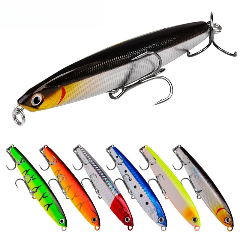Fishing Lure Popper - 1 Stück Gewichte 10-24g Bleistiftköder Minnow