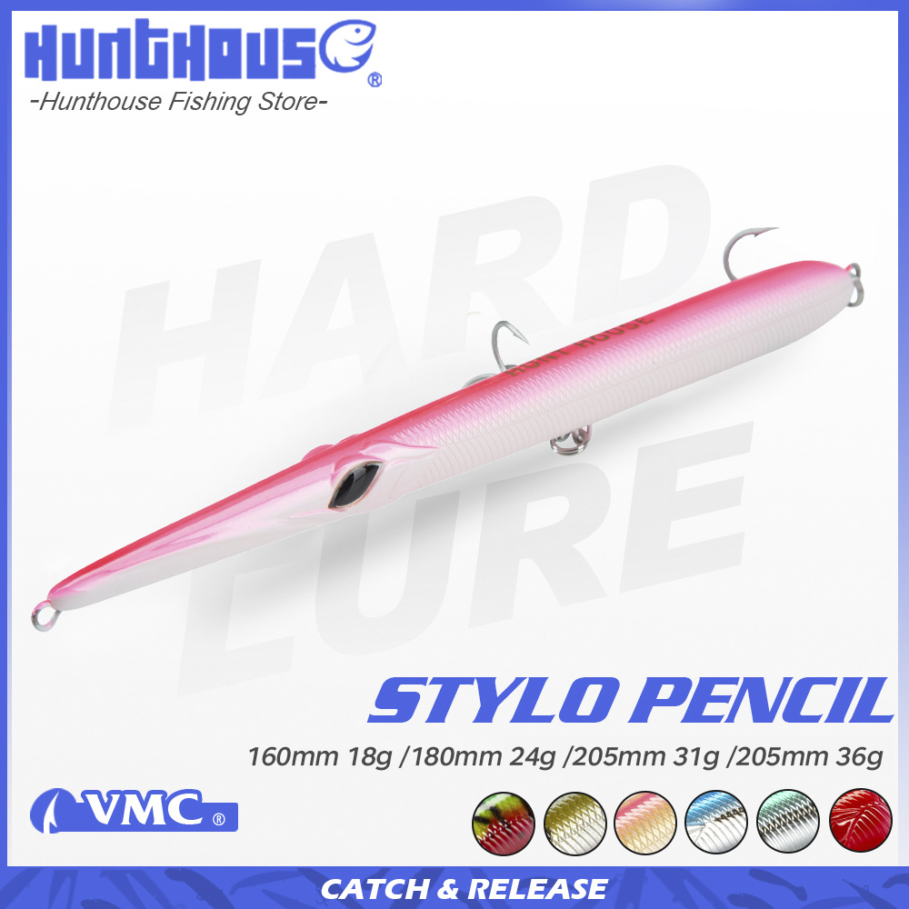 Fishing Lure Spoon - Hunthouse Stylo 160/180/205mm 18/24/31/36g Spinnköder Stickbait