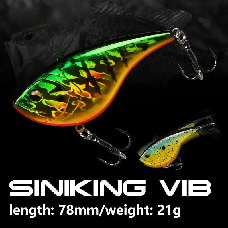 Fishing Lure Spoon - 21g/78mm VIB Angeln Köder Künstliche Harte
