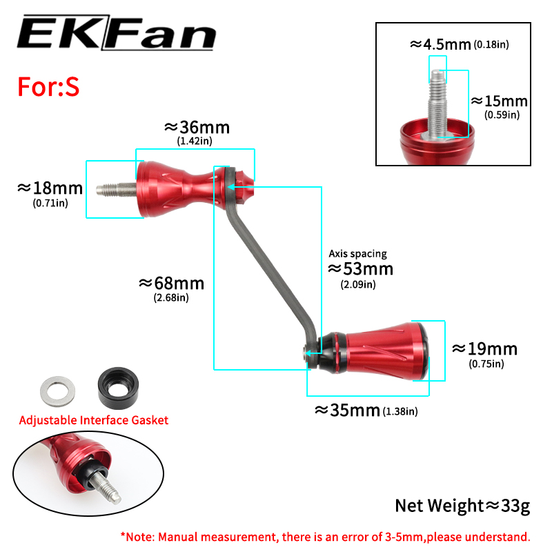 EKfan 68MM Kohlefaser-Spinnang – Fishing Lure Spinner Bewertung und Preis
