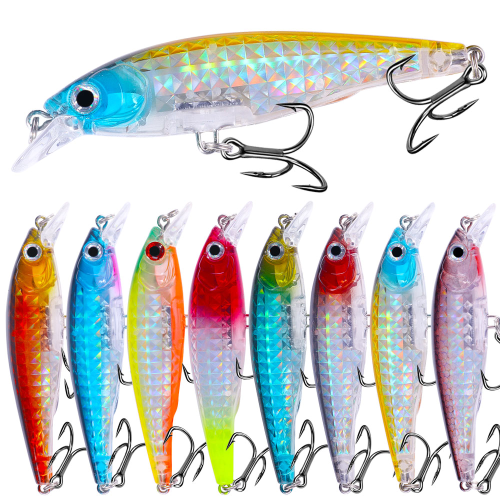 1pc Minnow angeln locken set 9 – Fishing Lure Jerkbait Bewertung und Preis