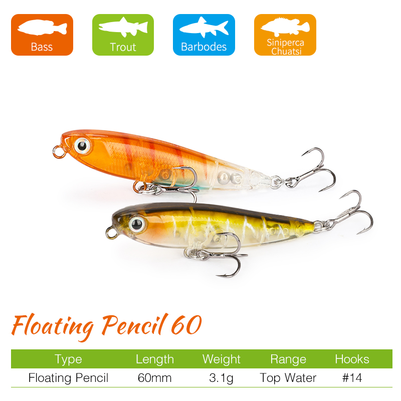 TSURINOYA Schwimm Bleistift Ha – Fishing Lure Crankbait Bewertung und Preis