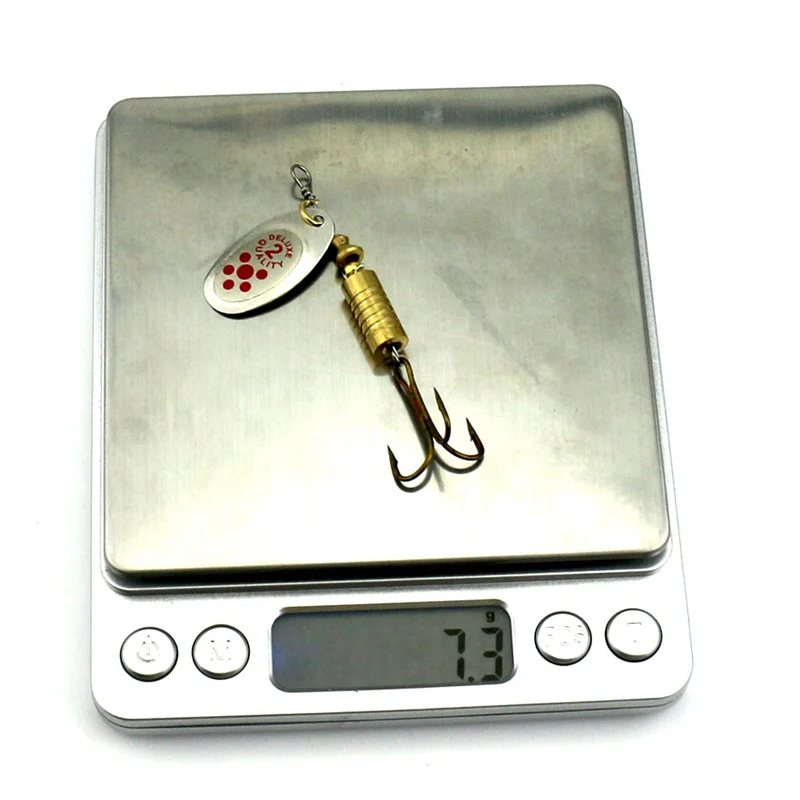 1PCS Metall Überzug Spinner Kö – Fishing Lure Spoon Bewertung und Preis