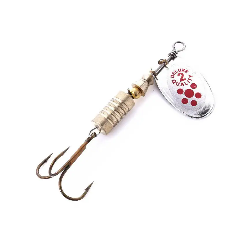 1PCS Metall Überzug Spinner Kö – Fishing Lure Spoon Bewertung und Preis