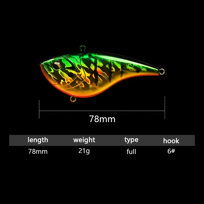 21g/78mm VIB Angeln Köder Küns – Fishing Lure Spoon Bewertung und Preis