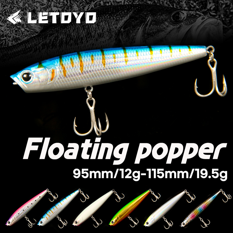 LETOYO 12g/19,5g Schwimmende P – Fishing Lure Popper Bewertung und Preis