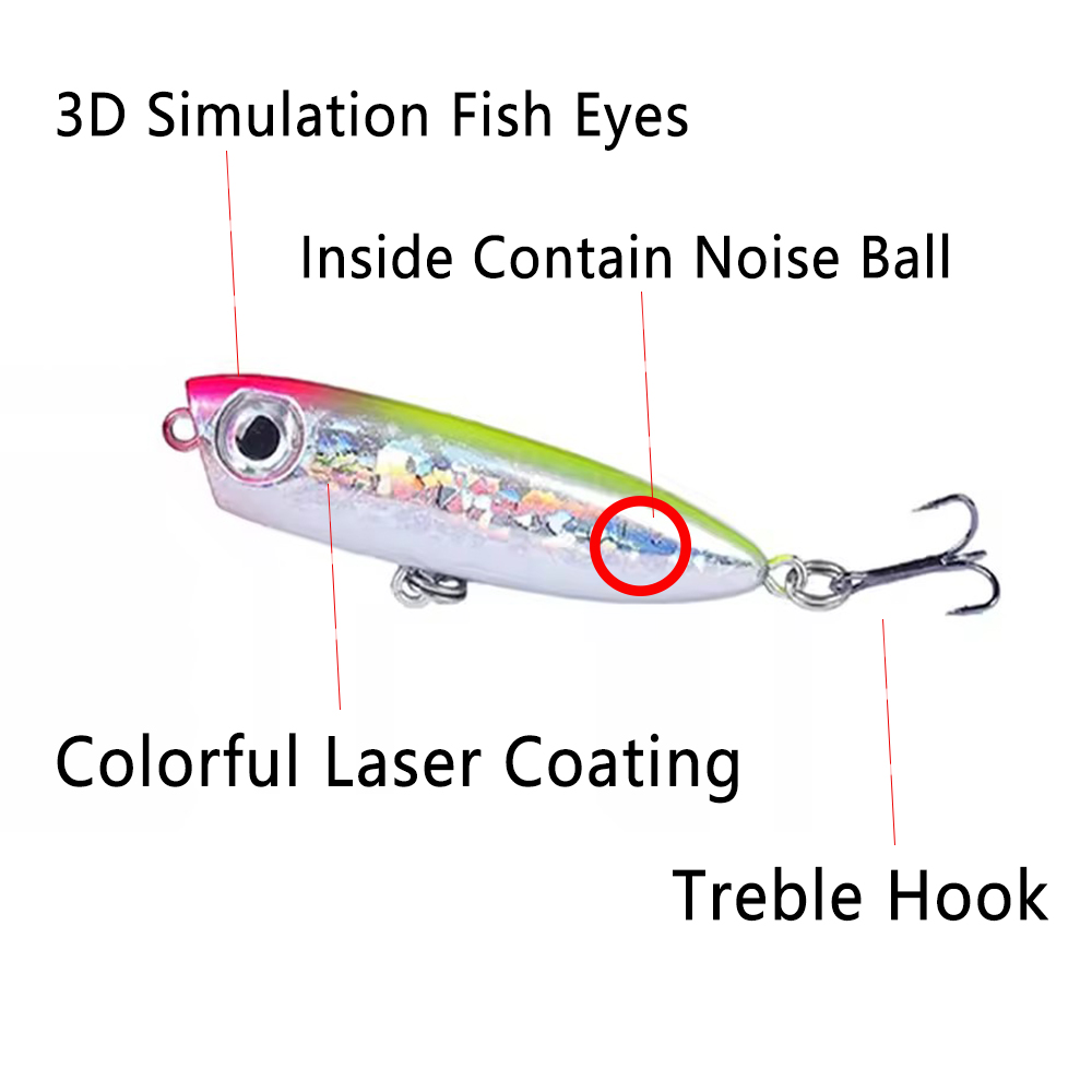 7 Stück/1 Set schwimmende Popp – Fishing Lure Popper Bewertung und Preis